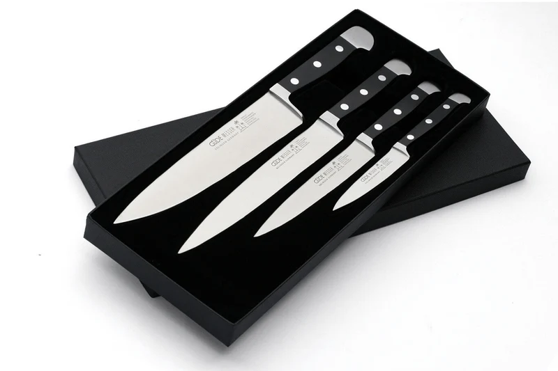 Coffret 4 couteaux Güde Alpha en acier forgé