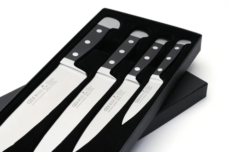 Coffret 4 couteaux Güde Alpha en acier forgé