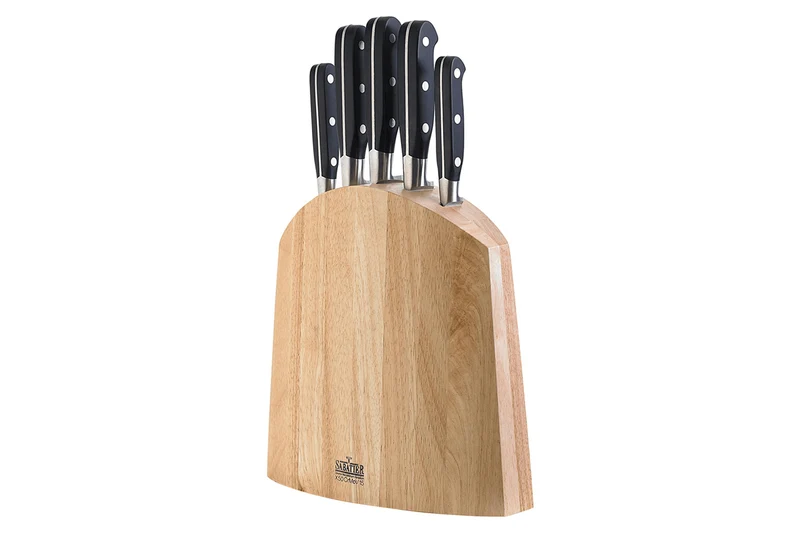 Bloc 5 couteaux de cuisine V. Sabatier acier inox