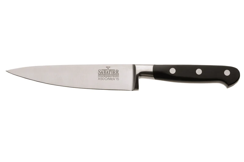 Bloc 5 couteaux de cuisine V. Sabatier acier inox