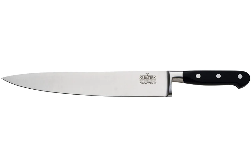 Couteau de Chef V. Sabatier lame inox 25cm manche ABS