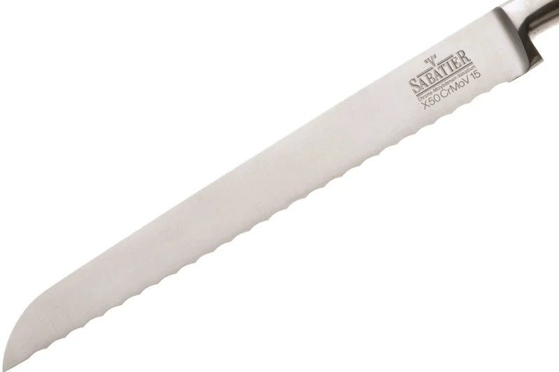 Couteau à pain V. Sabatier lame inox 22,5cm manche ABS