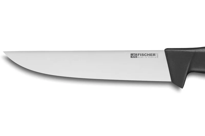 Couteau de boucher professionnel Fischer HACCP 20cm manche noir