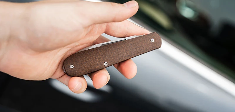 Couteau Pliant Boker Coffin Jute Micarta