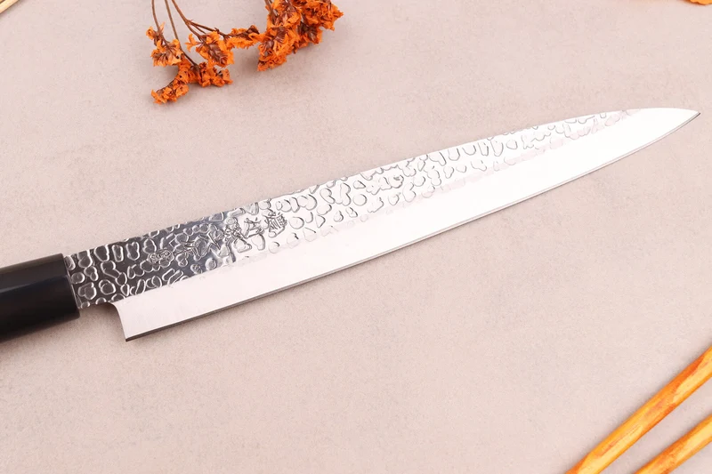 Couteau à sashimi 21cm japonais Satake Cutlery Tsuchime en magnolia