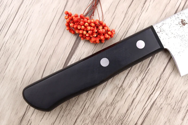 Coffret 3 couteaux japonais Satake Cutlery Nashiji santoku + nakiri + office