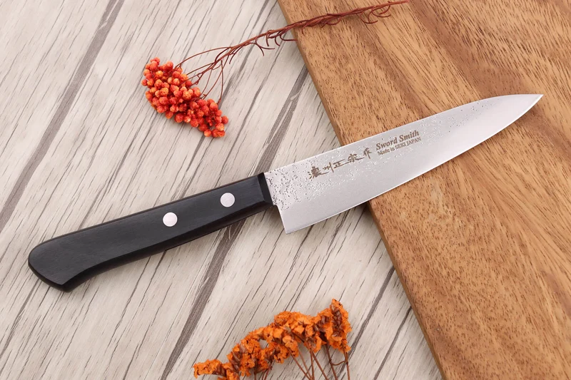 Coffret 2 couteaux japonais Satake Cutlery Nashiji santoku + office