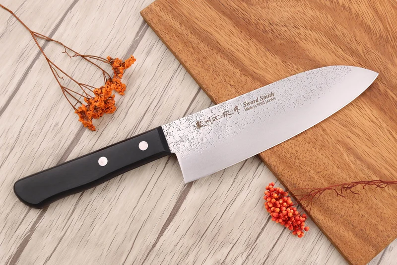 Coffret 2 couteaux japonais Satake Cutlery Nashiji santoku + office