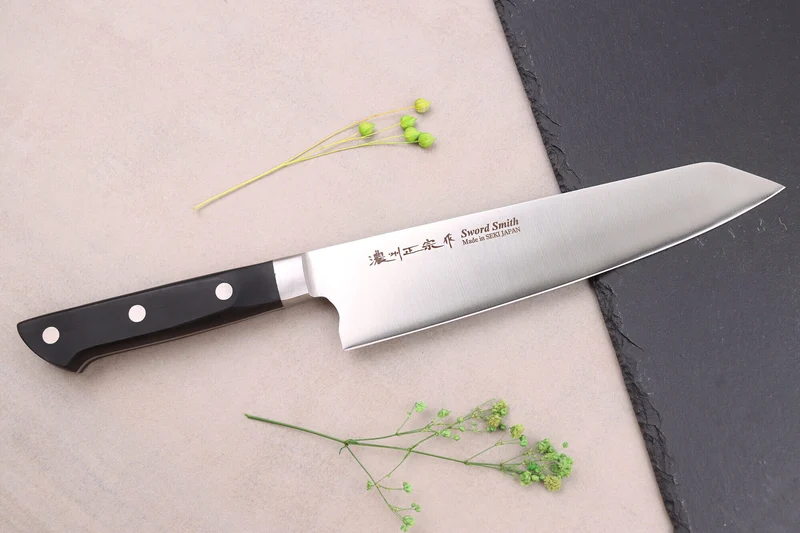 Coffret 3 couteaux japonais Satake Cutlery ABS bunka 20cm + bunka 17cm + universel 13,5cm