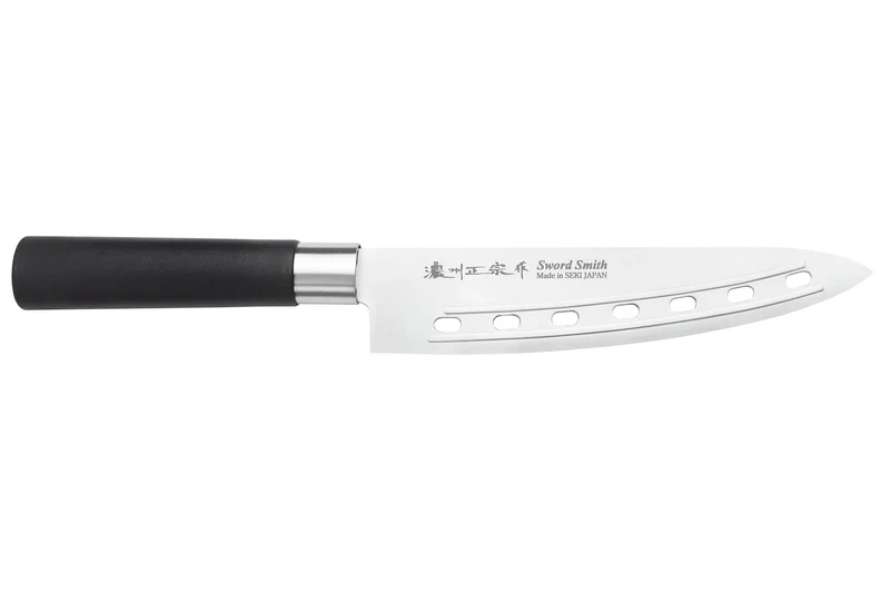 Couteau de chef ajouré 18cm japonais Satake Cutlery Traditional PP