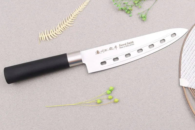 Couteau de chef ajouré 18cm japonais Satake Cutlery Traditional PP
