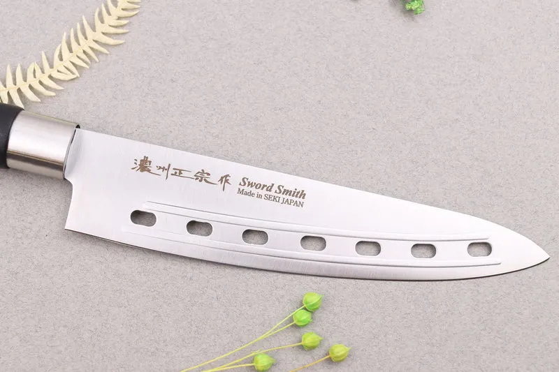 Couteau de chef ajouré 18cm japonais Satake Cutlery Traditional PP