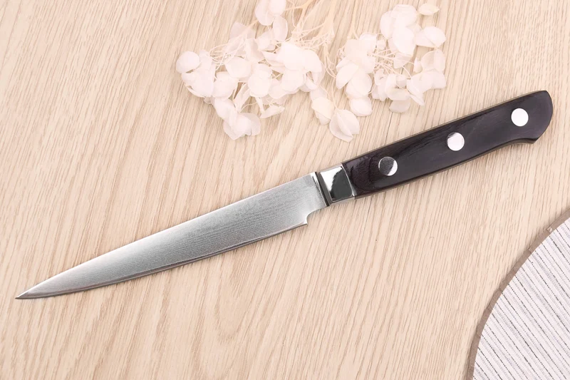 Couteau d'office 12cm japonais Satake Cutlery damas 69 couches