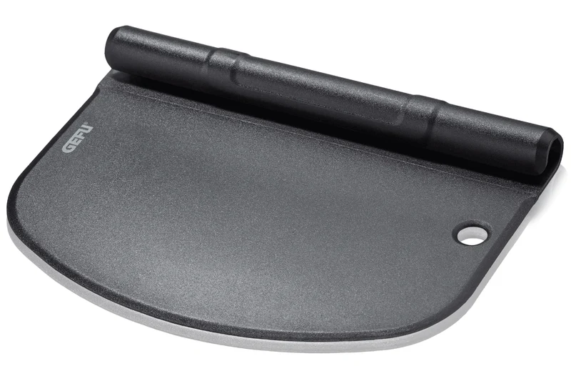 Coupe-pâte Gefu Dutto 2-en-1 en acier inox et polymère noir