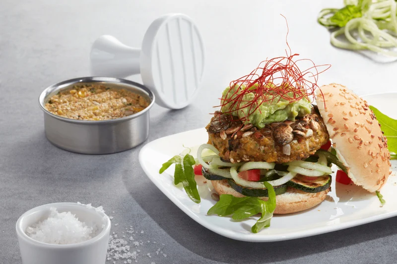 Presse à burger Gefu Spark pour mini-burgers en inox et porcelaine