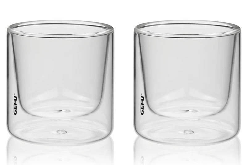 Set de 2 verres thermostatiques Gefu Mira faits main 80ml