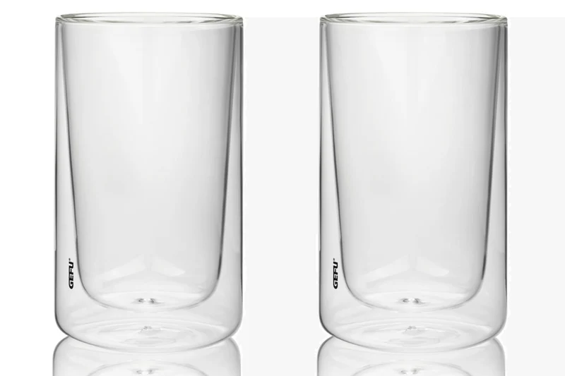Set de 2 verres thermostatiques Gefu Mira faits main 350ml