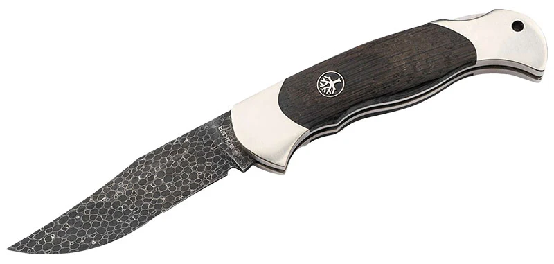 Couteau Scout Mooreiche Damast Boker