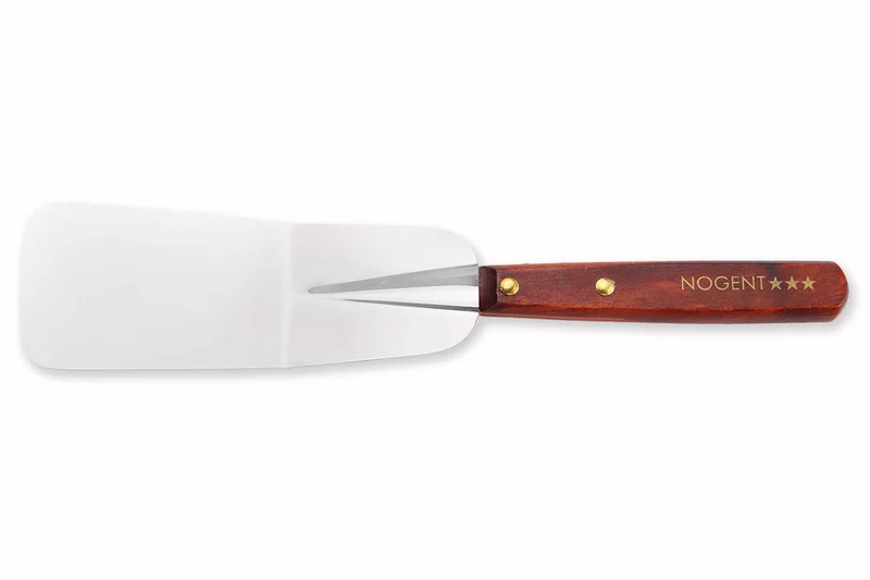 Pelle de cuisine coudée Nogent inox manche bois de charme 27cm