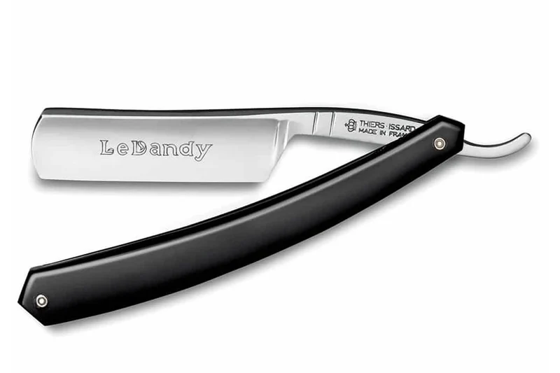 Rasoir coupe choux Thiers-Issard Le Dandy évidé manche en polymère noir