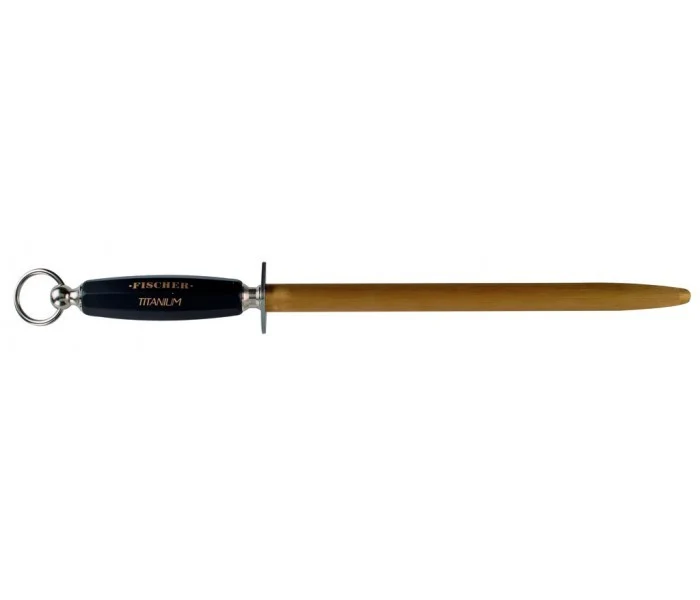 Fusil de boucher Titanium II mèche ovale 30cm FISCHER grain fin