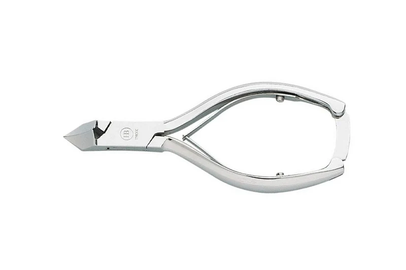 Pince à ongles HB INOX 4513 en acier inox avec mors obliques 14cm