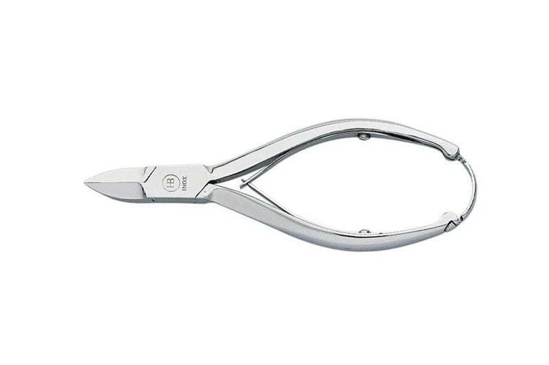 Pince à ongles HB INOX en acier inox avec incarnés mors droits 14cm