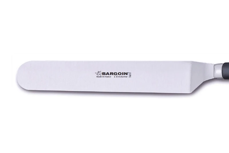 Spatule coudée professionnelle Bargoin 247-20F inox 20cm