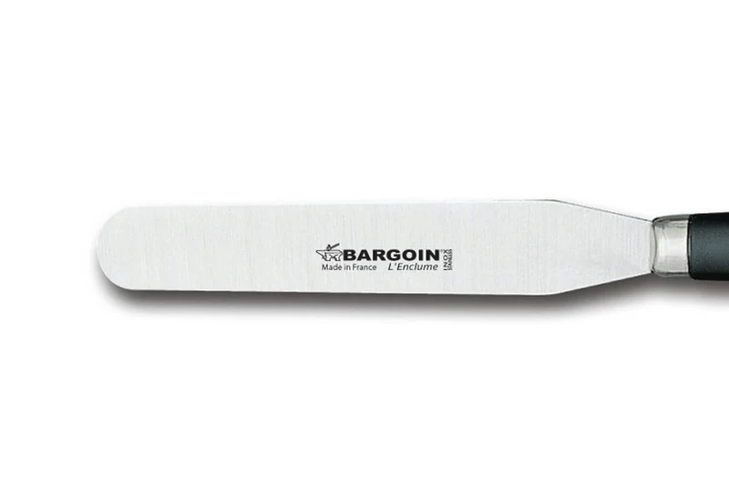 Spatule de pâtissier professionnelle Bargoin 248-14F inox 14cm