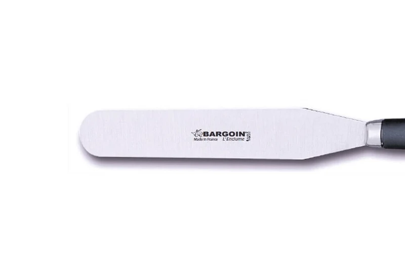 Spatule de pâtissier professionnelle Bargoin 248-17F inox 17cm