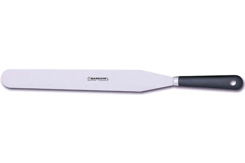 Spatule de pâtissier professionnelle Bargoin 248-40F inox 40cm