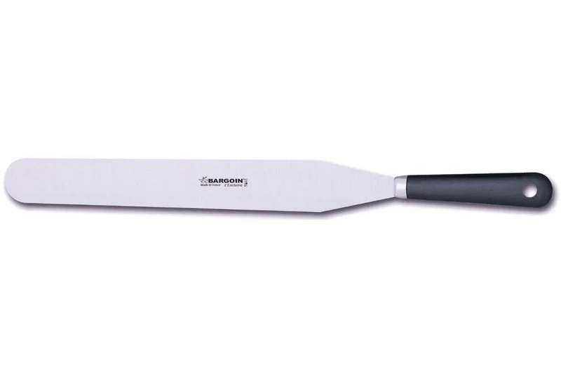 Spatule de pâtissier professionnelle Bargoin 248-35F inox 35cm