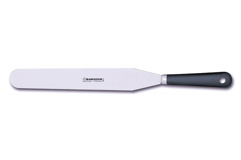 Spatule de pâtissier professionnelle Bargoin 248-30F inox 30cm