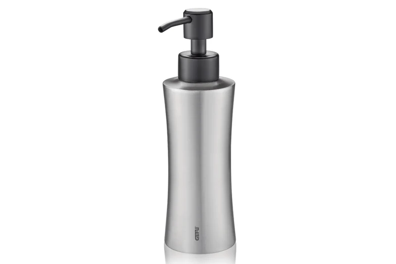 Distributeur de liquide vaisselle Gefu Swift 230ml en inox 18/10