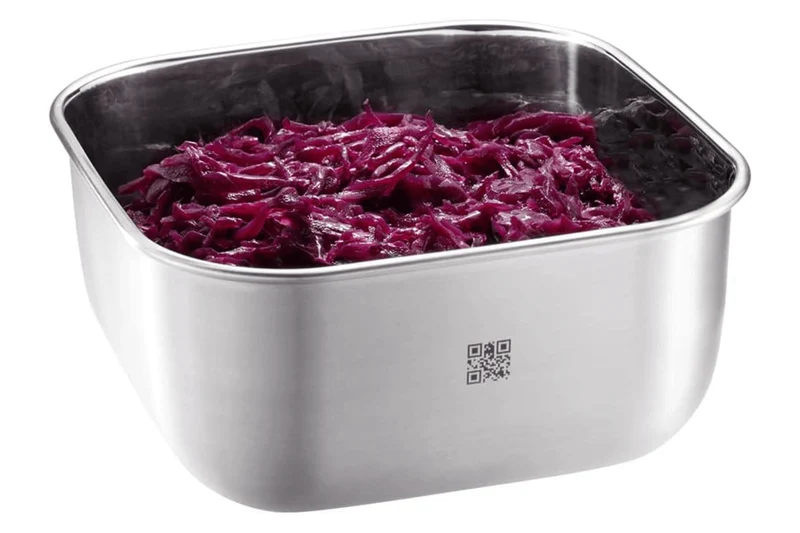 Boîte de conservation Gefu Provido carrée 400ml en acier inox