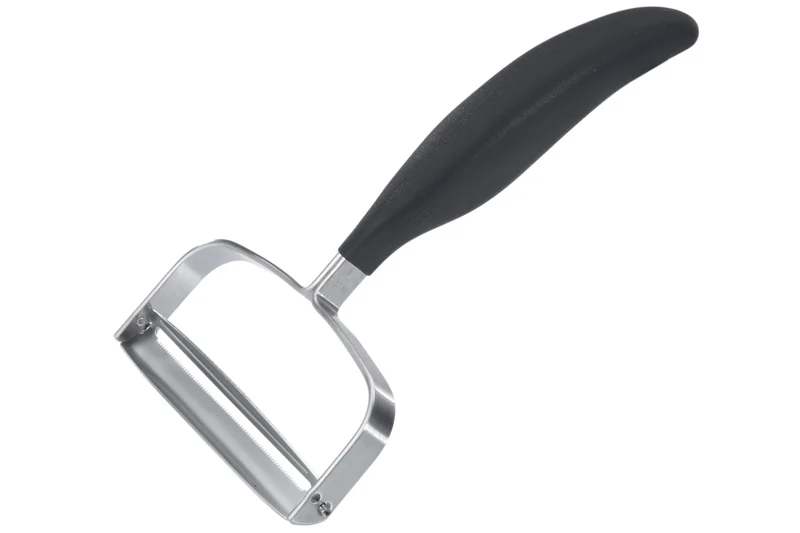 Éplucheur à fromage et à légumes Gefu Verdura en inox et ABS noir