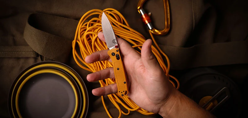 Couteau Pliant Mini Bugout Jaune Benchmade