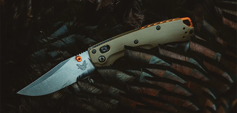 Couteau de Poche Vert Mini Taggedout Benchmade