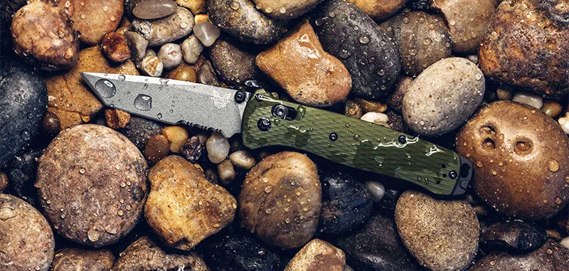 Couteau de Poche Bailout Olive Benchmade
