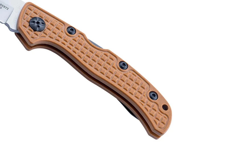 Couteau pliant Herbertz 598911 manche G10 marron antidérapant 10,7cm