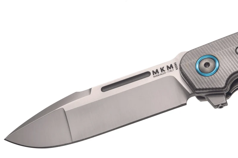 Couteau pliant MKM Clap By LionSteel MK.LS01GTBK manche en G10 noir/titanium 11cm + étui