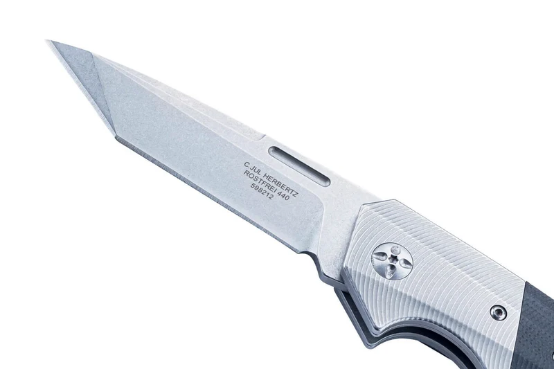Couteau pliant Herbertz 598212 lame tanto manche antidérapant G10 11,7cm