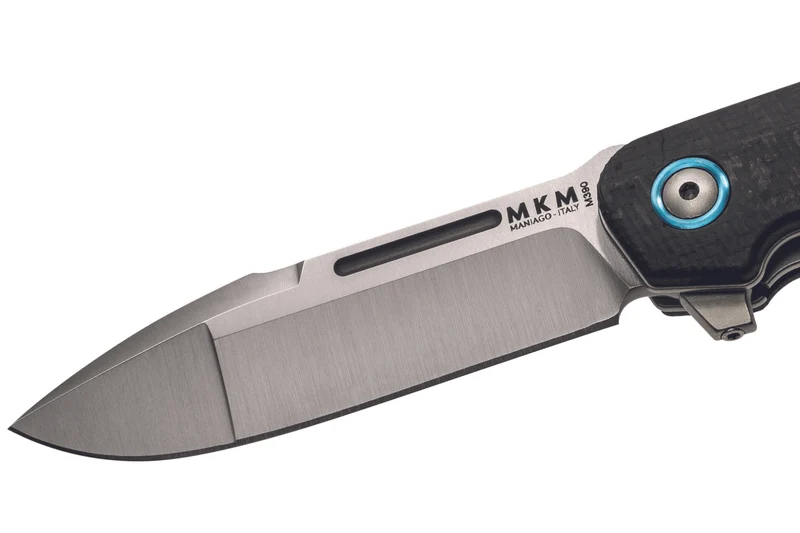 Couteau pliant MKM Clap By LionSteel MK.LS01C manche en fibre de carbone 11cm + étui
