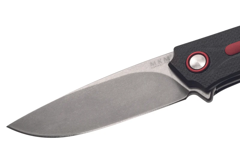 Couteau pliant MKM Arvenis By FOX Knives MK.FX01MGRE manche en G10 noir/Alu rouge 12cm+ étui
