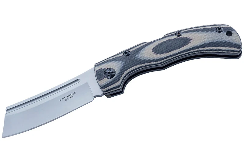 Couteau pliant Herbertz 598612 lame en couperet et manche bicolore en G10 11,5cm