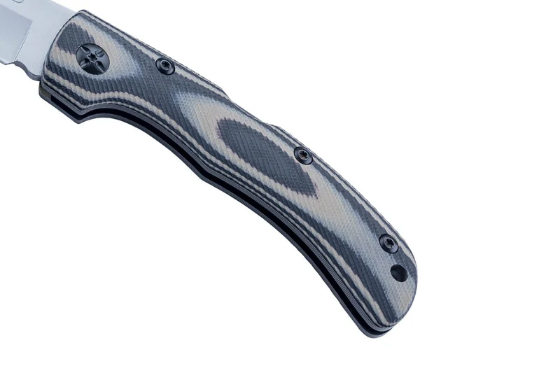 Couteau pliant Herbertz 598612 lame en couperet et manche bicolore en G10 11,5cm