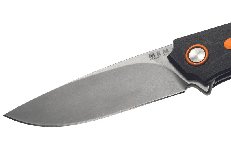 Couteau pliant MKM Arvenis By FOX knives MK.FX01MGOR manche G10 noir/Alu orange 12cm+ étui