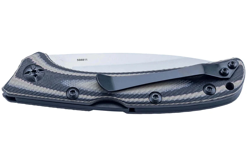 Couteau pliant Herbertz 598811 manche en plaquettes de G10 10,5cm