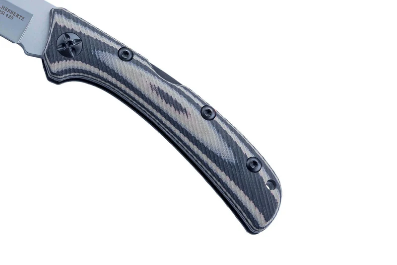 Couteau pliant Herbertz 598811 manche en plaquettes de G10 10,5cm