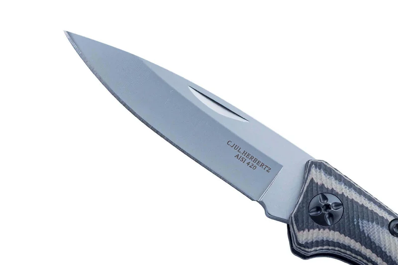 Couteau pliant Herbertz 598811 manche en plaquettes de G10 10,5cm